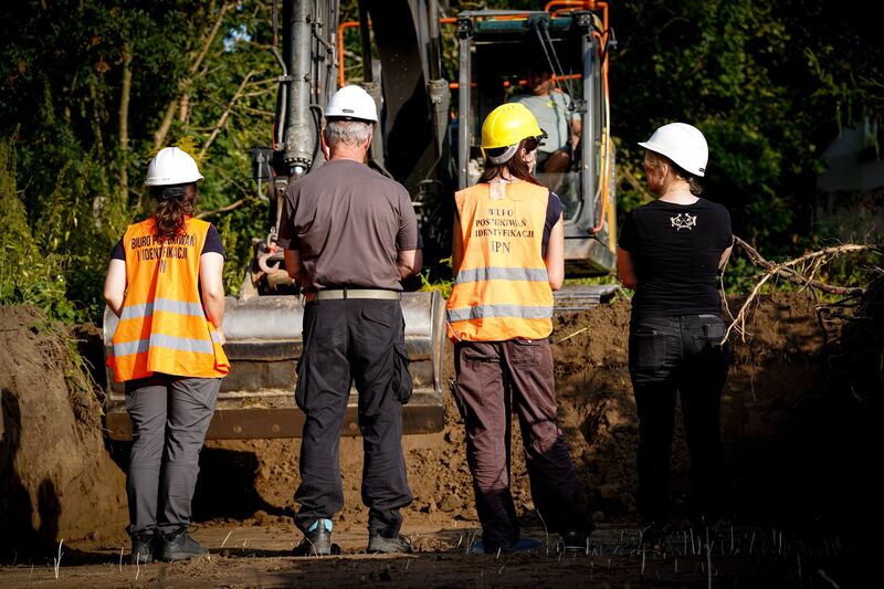 oszukiwania szczątków ppor. Zdzisława Badochy „Żelaznego” -, Sztum 19-22 sierpnia 2024, fot. Maja Studzińska