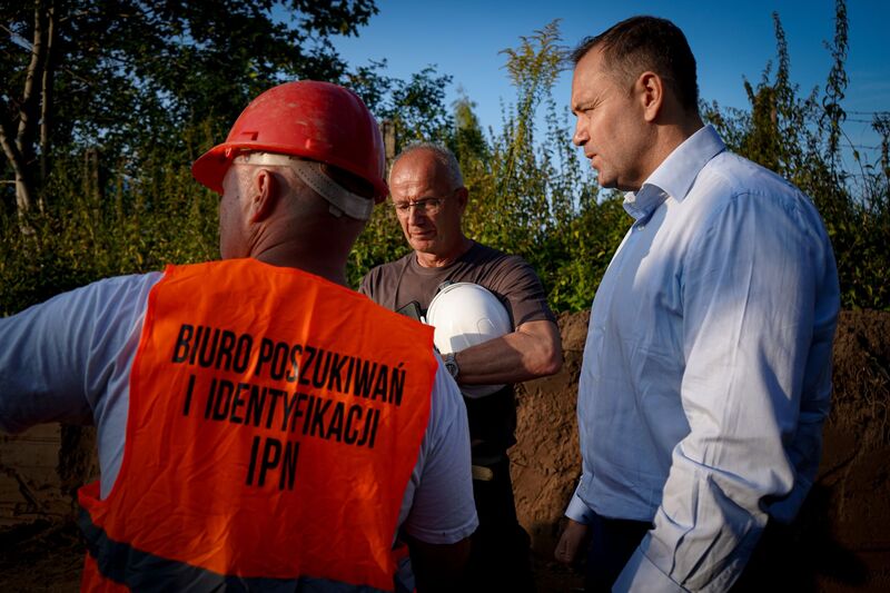 oszukiwania szczątków ppor. Zdzisława Badochy „Żelaznego” -, Sztum 19-22 sierpnia 2024, fot. Maja Studzińska