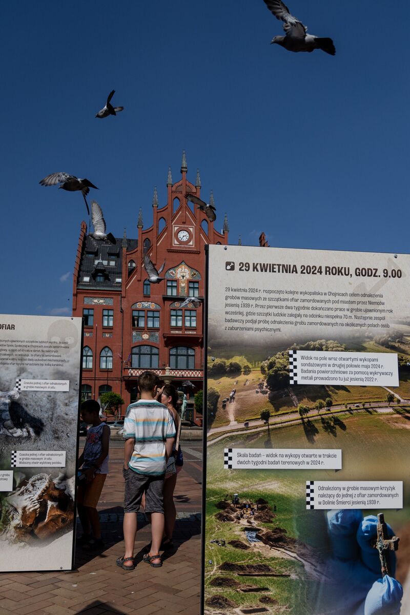 Otwarcie wystawy „Archeologia Zbrodni. Niemieckie zbrodnie w Chojnickiej Dolinie Śmierci” – Gdańsk, 29 sierpnia 2024, fot. Roman Jocher
