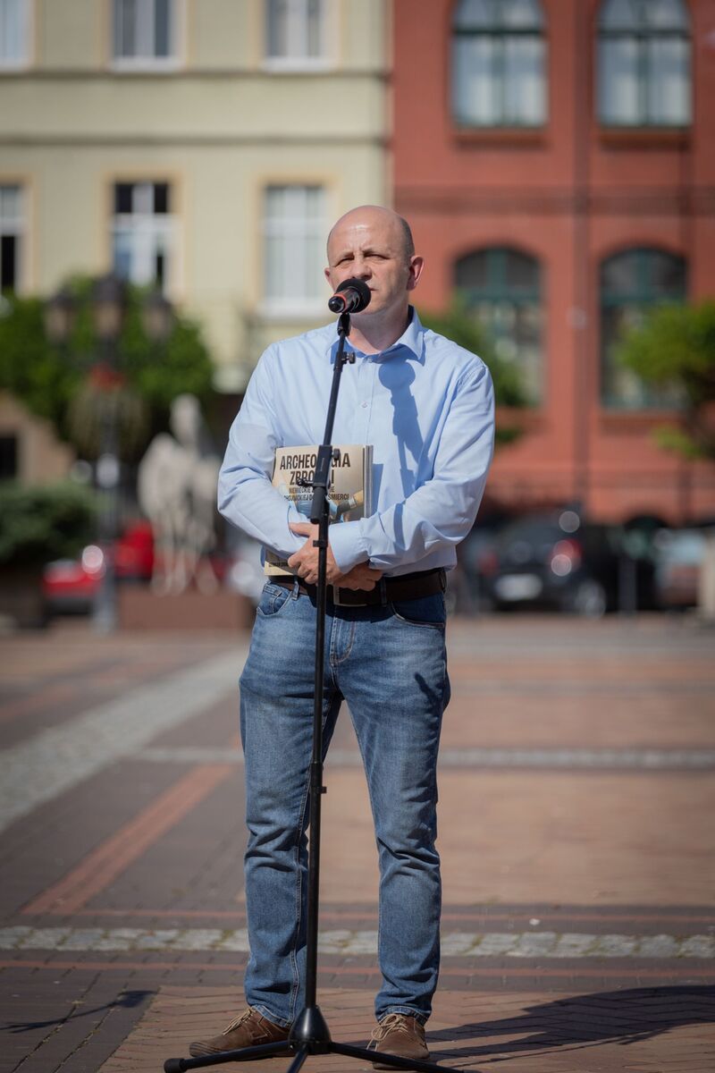 Otwarcie wystawy „Archeologia Zbrodni. Niemieckie zbrodnie w Chojnickiej Dolinie Śmierci” – Gdańsk, 29 sierpnia 2024, fot. Roman Jocher