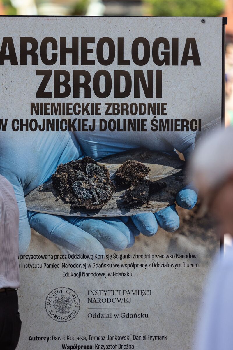 Otwarcie wystawy „Archeologia Zbrodni. Niemieckie zbrodnie w Chojnickiej Dolinie Śmierci” – Gdańsk, 29 sierpnia 2024, fot. Roman Jocher