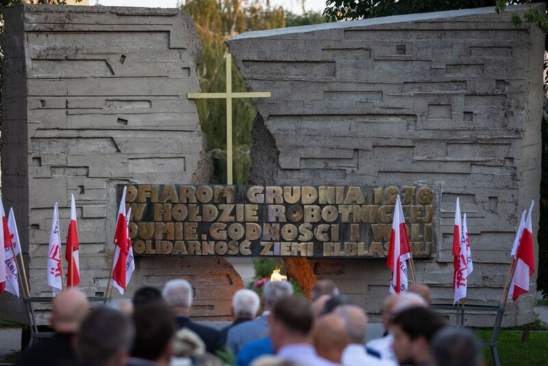 Obchody 44. rocznicy podpisania Porozumień Sierpniowych – Elbląg, 29 sierpnia 2024, fot. Roman Jocher