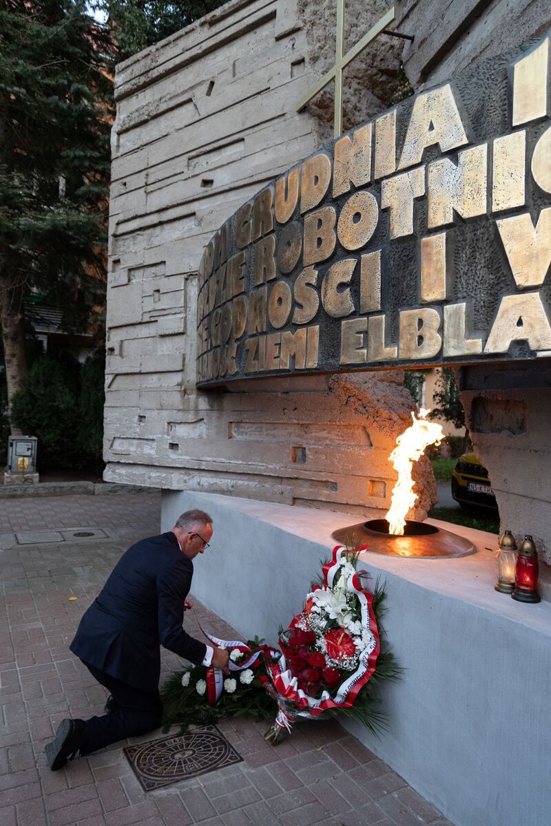 Obchody 44. rocznicy podpisania Porozumień Sierpniowych – Elbląg, 29 sierpnia 2024, fot. Roman Jocher