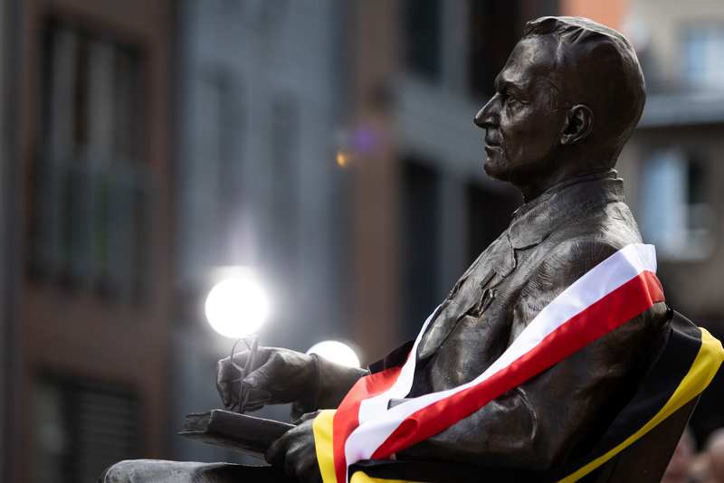 Uroczystość odsłonięcia pomnika Lecha Bądkowskiego - Gdańsk, 31 sierpnia 2024, fot. Roman Jocher