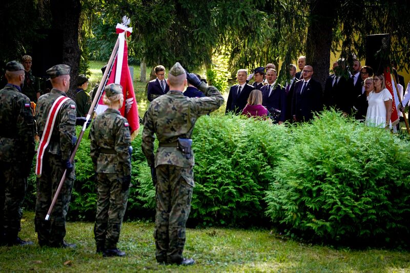 85. rocznica wybuchu II wojny światowej - Skarszewy, 1 września 2024, fot. Maja Studzińska