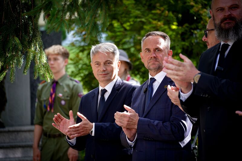 85. rocznica wybuchu II wojny światowej - Skarszewy, 1 września 2024, fot. Maja Studzińska