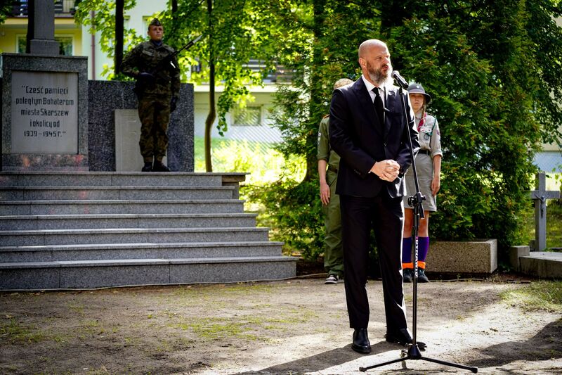 85. rocznica wybuchu II wojny światowej - Skarszewy, 1 września 2024, fot. Maja Studzińska