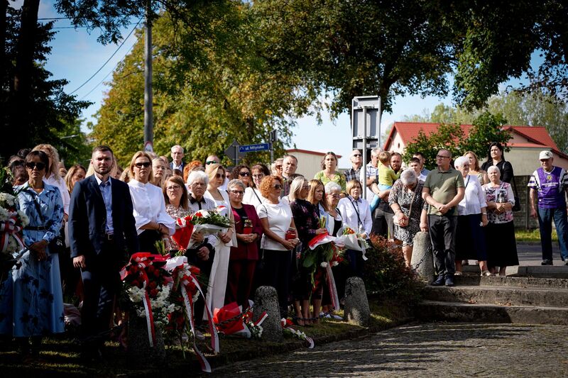 85. rocznica wybuchu II wojny światowej - Skarszewy, 1 września 2024, fot. Maja Studzińska