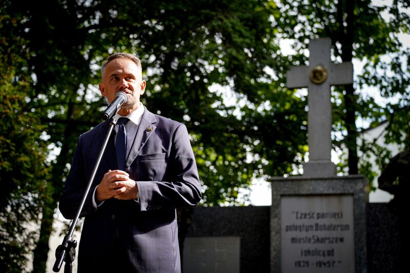 85. rocznica wybuchu II wojny światowej - Skarszewy, 1 września 2024, fot. Maja Studzińska