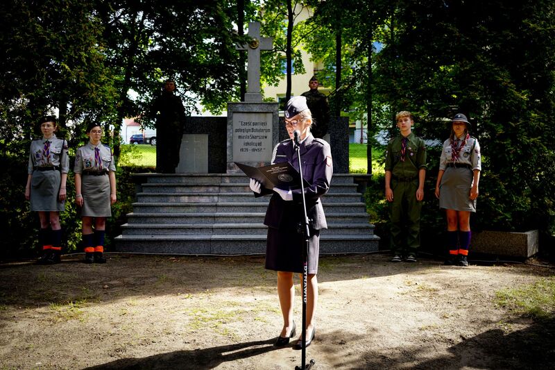 85. rocznica wybuchu II wojny światowej - Skarszewy, 1 września 2024, fot. Maja Studzińska