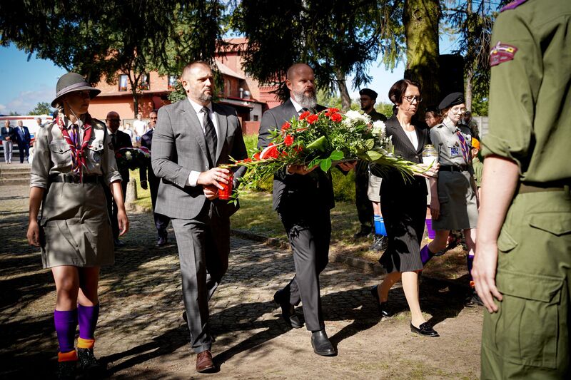 85. rocznica wybuchu II wojny światowej - Skarszewy, 1 września 2024, fot. Maja Studzińska