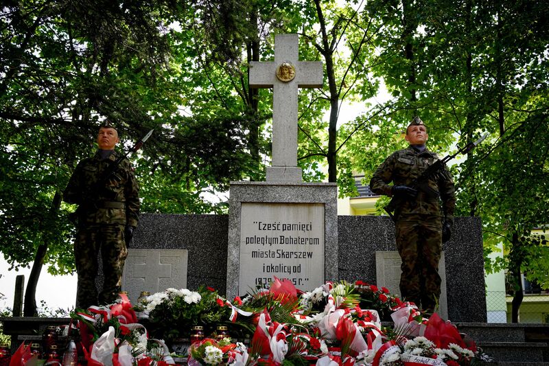 85. rocznica wybuchu II wojny światowej - Skarszewy, 1 września 2024, fot. Maja Studzińska