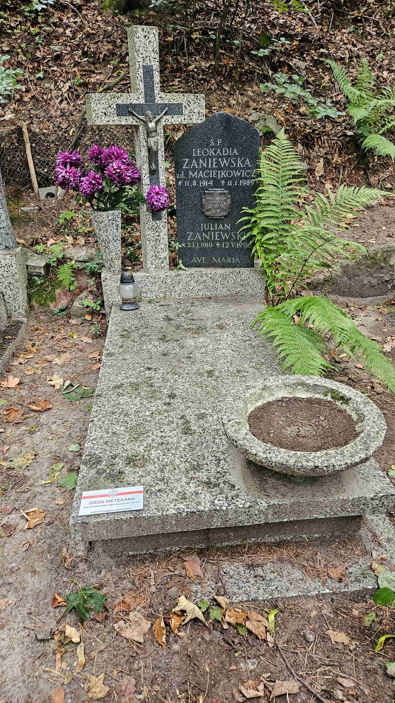 Grób Juliana Zaniewskiego
