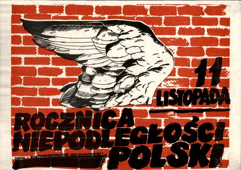 1.	Uroczystość poświęcenia pomnika Jana Pawła II przed kościołem św. Brygidy w Gdańsku w dniu 25.11.1984 r., podczas której użyto transparentu z treścią nawiązującą do święta 11 listopada, kolekcja: Paweł Glanert
