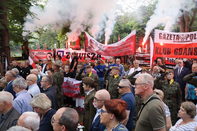 79. rocznica śmierci Danuty Siedzikówny „Inki" oraz Feliksa Selmanowicza „Zagończyka" - Gdańsk, 28 sierpnia 2025, fot. Jan Kołakowski