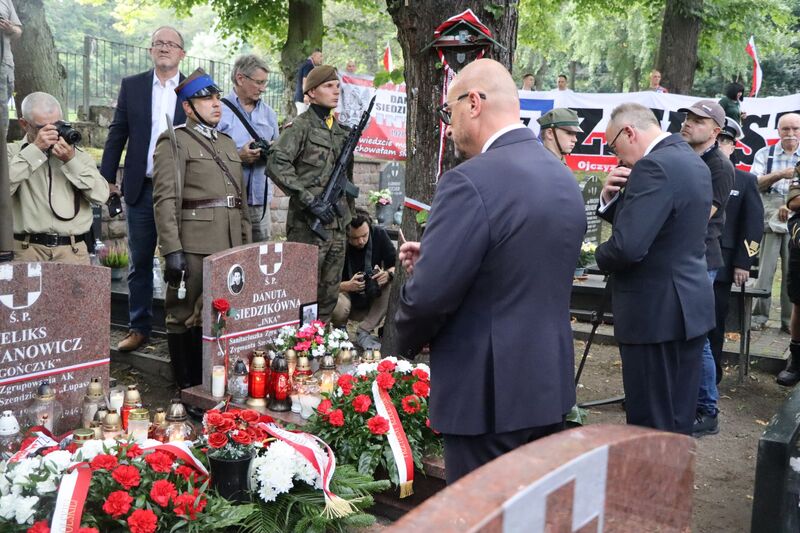 79. rocznica śmierci Danuty Siedzikówny „Inki" oraz Feliksa Selmanowicza „Zagończyka" - Gdańsk, 28 sierpnia 2025, fot. Jan Kołakowski