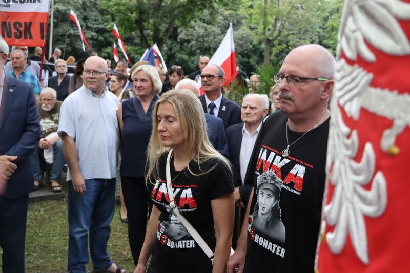 79. rocznica śmierci Danuty Siedzikówny „Inki" oraz Feliksa Selmanowicza „Zagończyka" - Gdańsk, 28 sierpnia 2025, fot. Jan Kołakowski