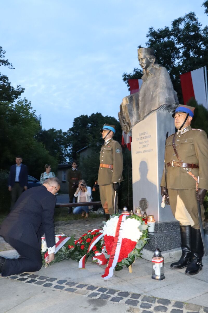 79. rocznica śmierci Danuty Siedzikówny „Inki" oraz Feliksa Selmanowicza „Zagończyka" - Gdańsk, 28 sierpnia 2025, fot. Jan Kołakowski