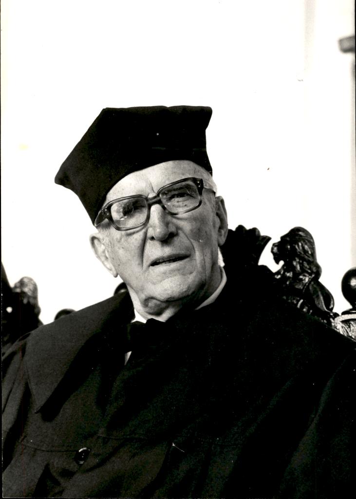 Prof. D. Tilgner jako doktor honoris causa Politechniki Gdańskiej, 01.10.1992 r., fot. B. Nieznalski.
