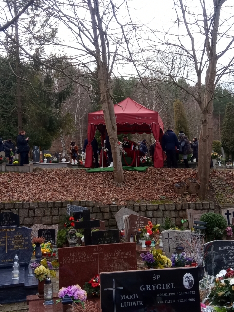 Pogrzeb Teresy Zajdel