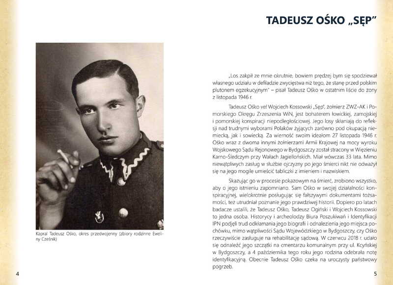 Broszura „Tadeusz Ośko »Sęp«”