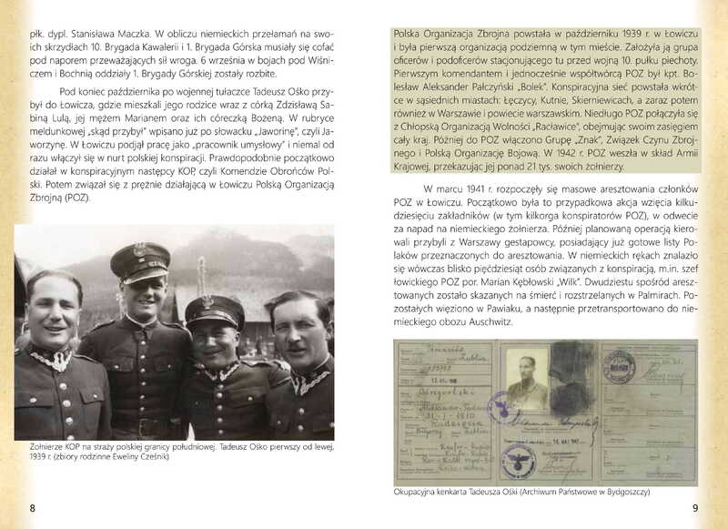 Broszura „Tadeusz Ośko »Sęp«”