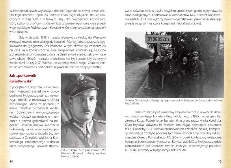 Broszura „Tadeusz Ośko »Sęp«”