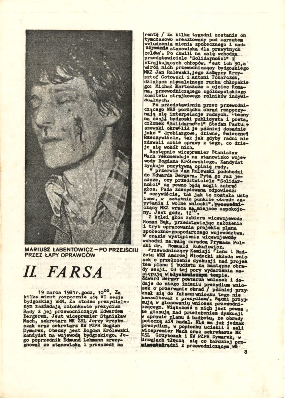 Bydgoski Marzec 1981 w dokumentach Archiwum IPN Gdańsk