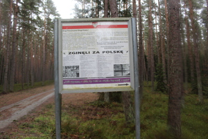 Miejsce egzekucji działaczy Polonii Gdańskiej straconych w styczniu i marcu 1940 r.
