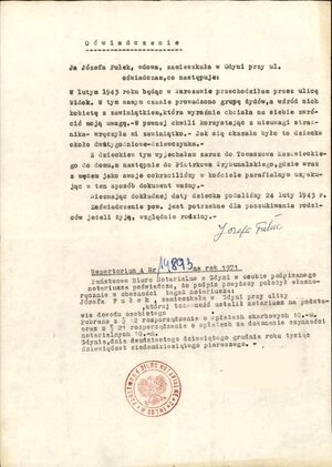 Historie Polaków ratujących Żydów w dokumentach Archiwum IPN Gdańsk