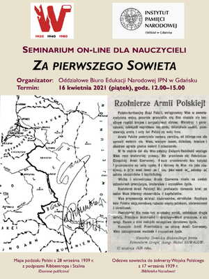 Program seminarium online dla nauczycieli pt. „Za pierwszego Sowieta”