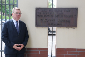 Prof. Mirosław Golon na stadionie Lechii Gdańsk