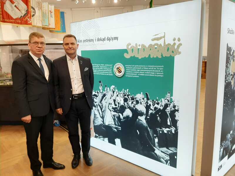 Uroczyste otwarcie najnowszej wystawy Instytutu Dziedzictwa Solidarności pt. „Kim jesteśmy i dokąd dążymy” w 40. rocznicę I Krajowego Zjazdu Delegatów NSZZ „Solidarność” – Gdańsk, 27 października 2021