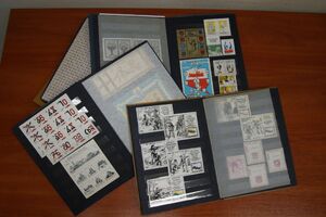 Zbiór znaczków pocztowych sygnowanych przez „Solidarność”