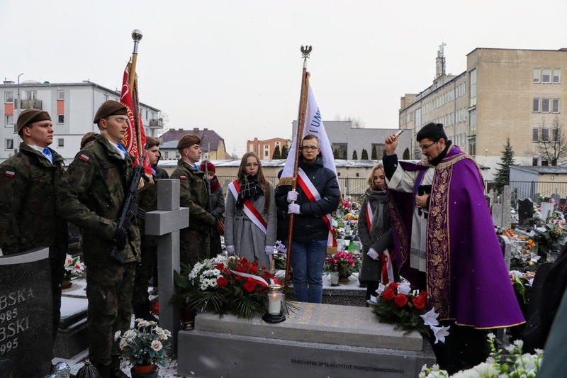 Uroczystość poświęcenia grobu weterana Powstania Styczniowego Franciszka Klonowskiego