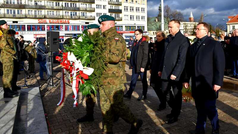 Dyrektor IPN Gdańsk, dr Paweł Warot, Ambasador Anna Maria Anders. Prezes IPN, dr Karol Nawrocki, , Dyrektor IPN Łódź dr hab Dariusz Rogut