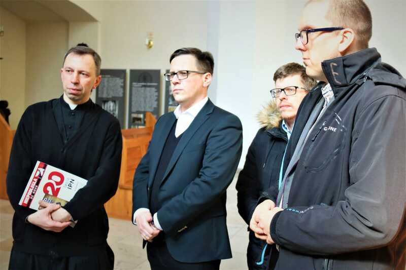 Dyrektor IPN Oddział w Gdańsku dr Paweł Warot spotkał się z o. Marcinem Szaforsem, rektorem kościoła św. Józefa