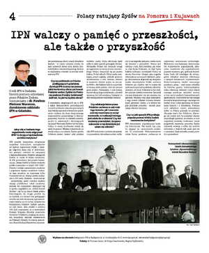 Dodatek prasowy IPN Oddział w Gdańsku „Polacy ratujący Żydów na Pomorzu i Kujawach”
