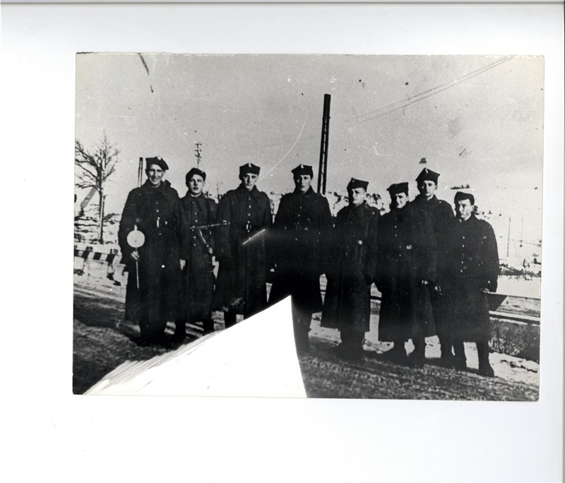 Grupa funkcjonariuszy UB w Gdańsku. Lata czterdzieste.