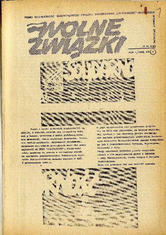 „Wolne Związki” – pismo NSZZ „Solidarność” w Bydgoszczy