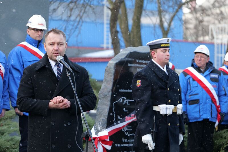 Uroczystość upamiętnienia Kasy Wzajemnej Pomocy - Gdańsk, 15 stycznia 2024