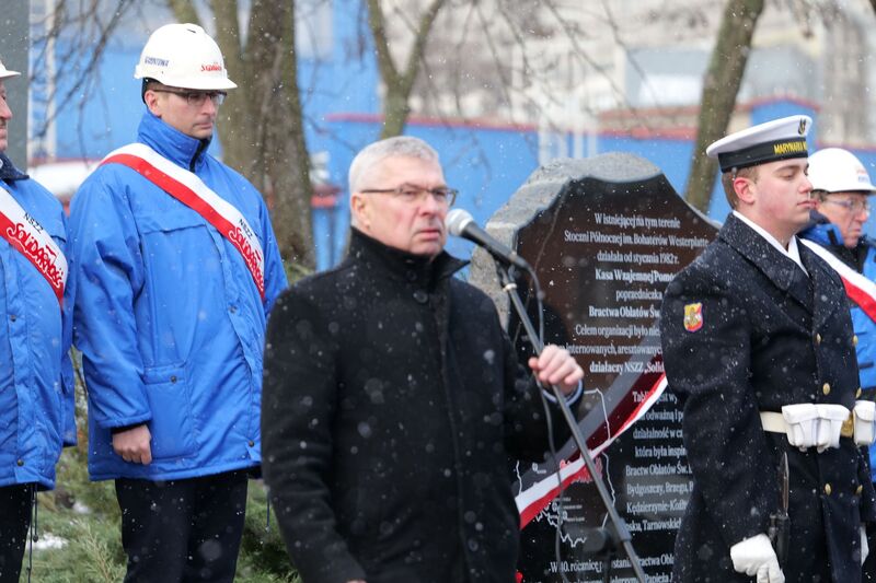 Uroczystość upamiętnienia Kasy Wzajemnej Pomocy - Gdańsk, 15 stycznia 2024