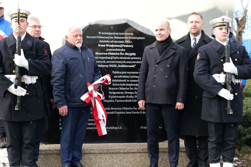 Uroczystość upamiętnienia Kasy Wzajemnej Pomocy - Gdańsk, 15 stycznia 2024