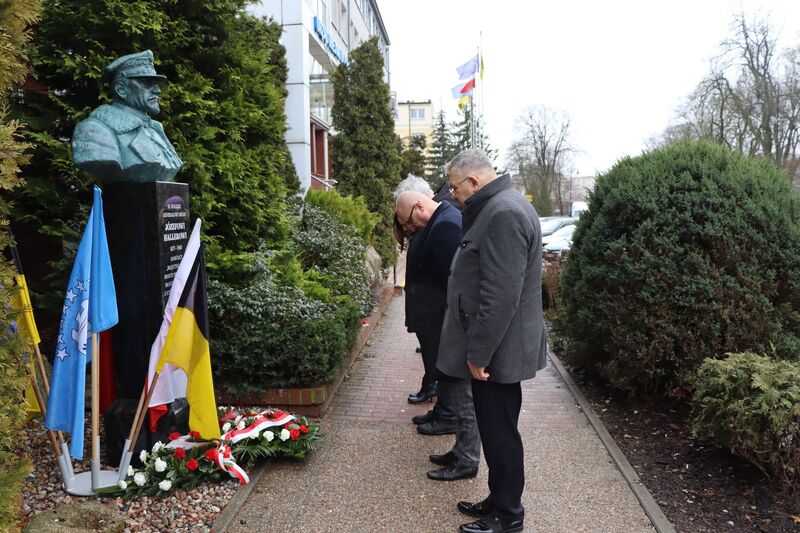 Spotkanie zastępcy Dyrektora oddziału Waldemara Szulca z Burmistrzem Kartuz - 13 lutego 2024 roku