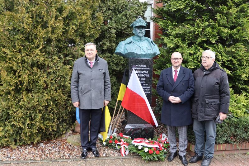 Spotkanie zastępcy Dyrektora oddziału Waldemara Szulca z Burmistrzem Kartuz - 13 lutego 2024 roku