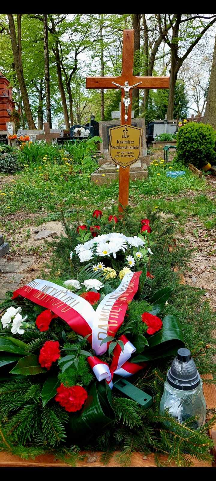 Oddaliśmy hołd płk. Kazimierzowi Szostakowskiemu - Kobielisowi ps. Mieczysław, Słupsk, 29 kwietnia 2024