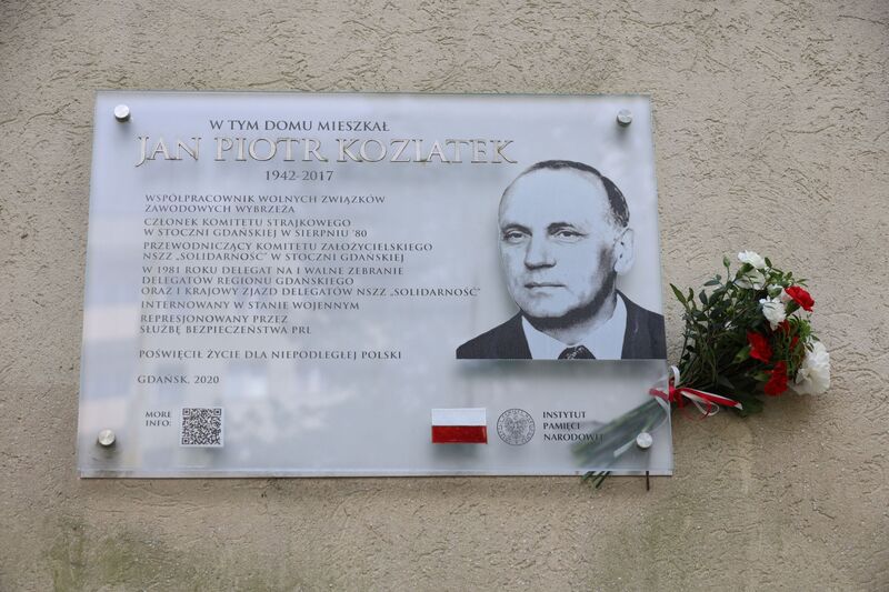 46. rocznica powstania Wolnych Związków Zawodowych Wybrzeża - Gdańsk, Gdynia, 29 kwietnia 2024, fot. Anna Lewandowska IPN