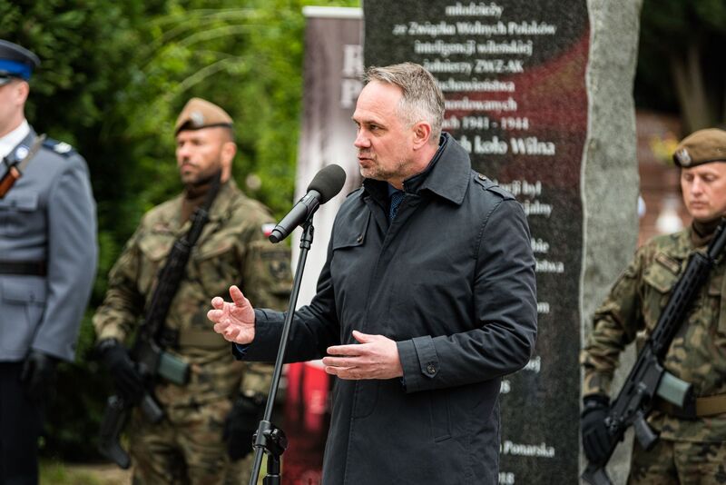 Dzień Pamięci Polaków zamordowanych w latach 1941-1944 w Ponarach – Gdańsk, 10 maja 2024, fot. Michał Mieczkowski