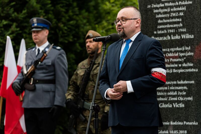 Dzień Pamięci Polaków zamordowanych w latach 1941-1944 w Ponarach – Gdańsk, 10 maja 2024, fot. Michał Mieczkowski