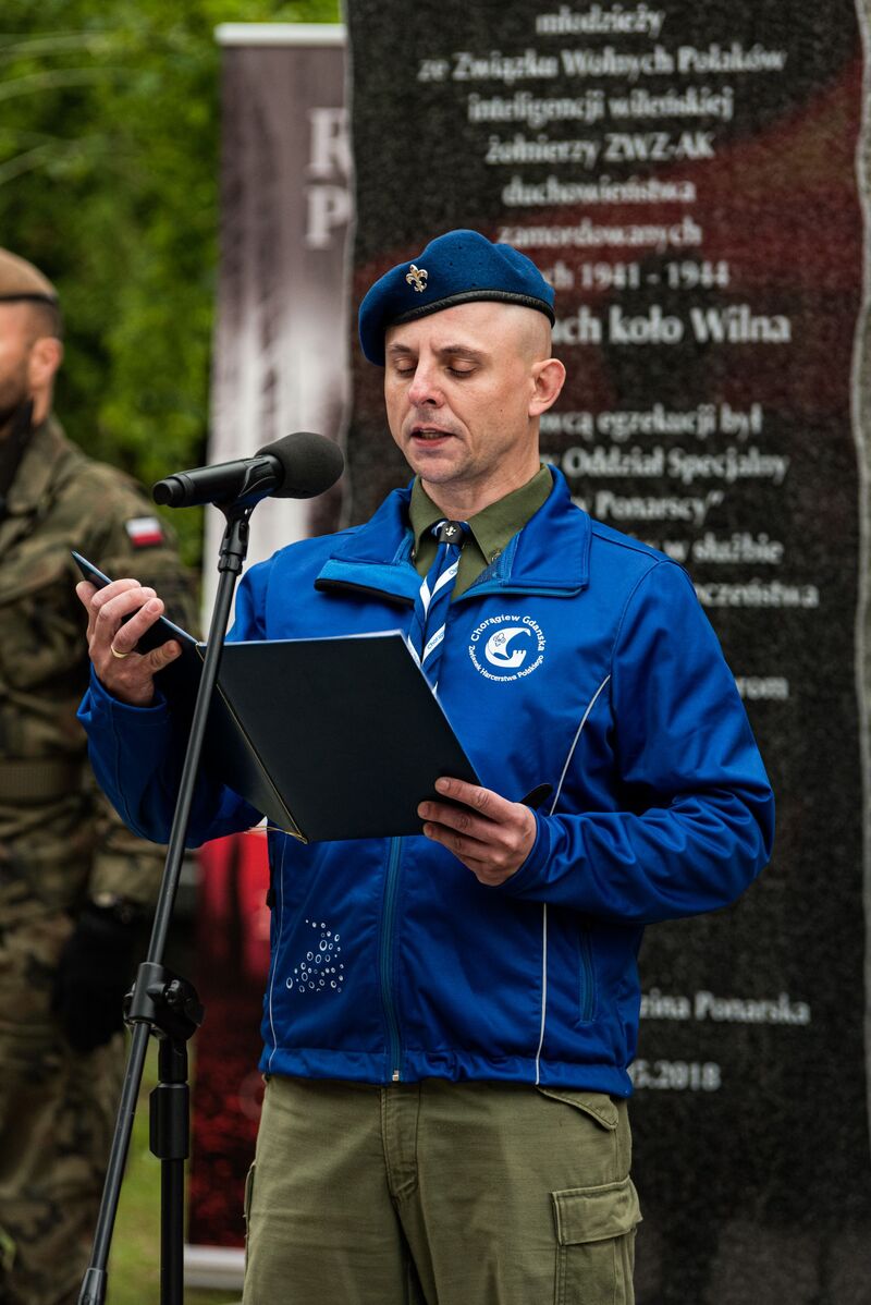 Dzień Pamięci Polaków zamordowanych w latach 1941-1944 w Ponarach – Gdańsk, 10 maja 2024, fot. Michał Mieczkowski